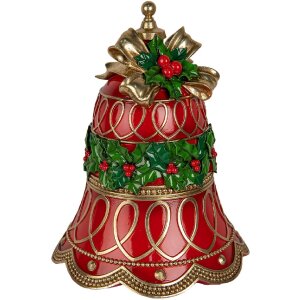 Cloche de Décoration Noël Rouge & Vert Clayre & Eef 6PR5612