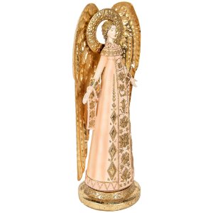 Décoration Ange Clayre & Eef 6PR5627 20x15x46 cm Rose Doré