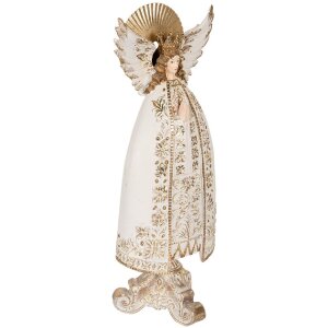 Décoration Ange Clayre & Eef 16x12x41 cm Beige-Or