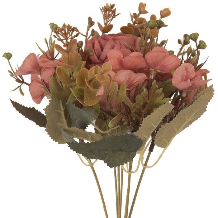 Clayre & Eef Branche Décorative avec Fleurs 12x10x29 cm
