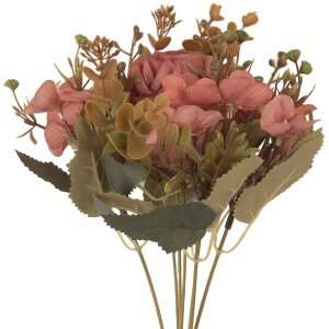 Clayre & Eef Branche Décorative avec Fleurs 12x10x29 cm