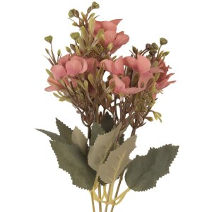 Clayre & Eef Branche Décorative avec Fleurs 10x10x32 cm