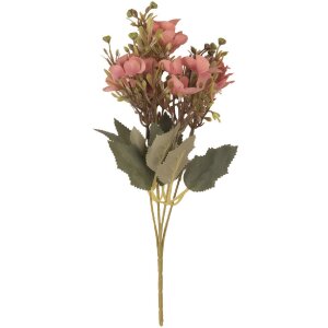 Clayre & Eef Branche Décorative avec Fleurs 10x10x32 cm