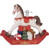 Clayre & Eef 5MG0095 Support pour sapin de Noël 73x21x61 cm Blanc