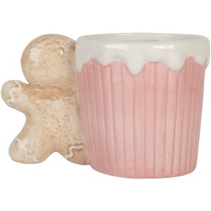 Tasse Clayre & Eef 6CEMU0199 350ml Rose-Brun