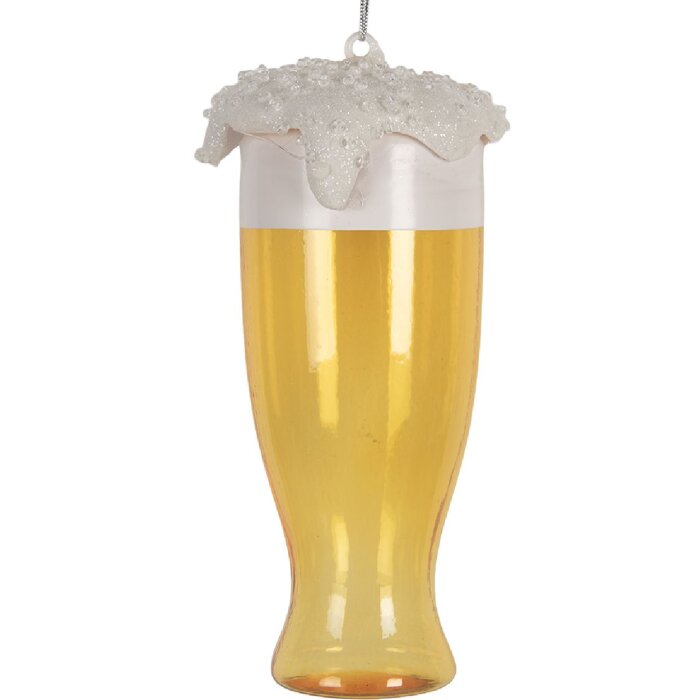 Clayre & Eef 6GL5238 Décoration de Noël Ø 7x14 cm