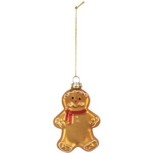 Clayre & Eef 6GL5241 Ornement de Noël 6x2x10 cm
