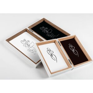 Cadre Photo Double Silhouette Walther Bois Blanc/Nature...