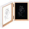 Cadre Photo Double Silhouette Walther Bois Blanc/Nature ou Hêtre