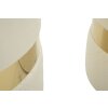 Mauro Ferretti Ensemble 2 Tabourets de Rangement Sheffild Crème