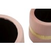 Mauro Ferretti Ensemble de 2 Tabourets Coffre Rose Sheffild