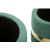 Mauro Ferretti Ensemble de 2 Tabourets de Rangement Sheffild Vert