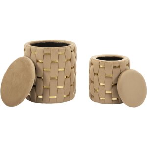 Mauro Ferretti Ensemble 2 Tabourets Shanty Doré