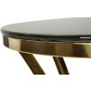 Mauro Ferretti Table dappoint Shanty haute Ø 40x81 cm or noir
