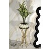 Mauro Ferretti Table dappoint Shanty haute Ø 40x81 cm or noir