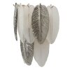 Mauro Ferretti Applique Murale Leafy Argent Blanc 24x15x29 cm