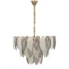 Plafonnier Leafy Multicolor Ø 60x40-87 cm 9xE14