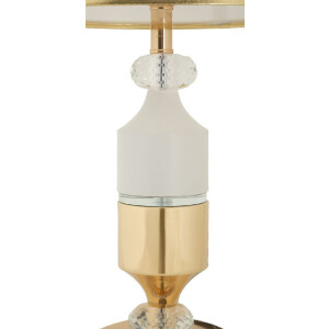 Mauro Ferretti Lampe de Table Gipsy Or Blanc Ø...
