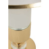 Mauro Ferretti Lampe de Table Gipsy Or Blanc Ø 30x52 cm E27