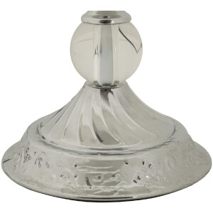 Mauro Ferretti Lampe de Table Kody argent blanc Ø 30x54 cm E27