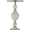 Mauro Ferretti Lampe de Table Kody argent blanc Ø 30x54 cm E27