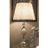 Mauro Ferretti Lampe de Table Kody argent blanc Ø 30x54 cm E27