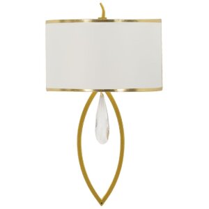 Mauro Ferretti Applique Vienna Or Blanc 26x15x50 cm E14