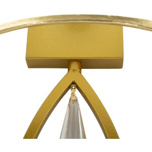 Mauro Ferretti Applique Vienna Or Blanc 26x15x50 cm E14