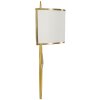 Mauro Ferretti Applique Vienna Or Blanc 26x15x50 cm E14