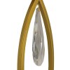 Mauro Ferretti Applique Vienna Or Blanc 26x15x50 cm E14