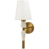 Mauro Ferretti Applique Budapest 16x20x46 cm E14 Or Blanc