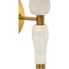 Mauro Ferretti Applique Budapest 16x20x46 cm E14 Or Blanc