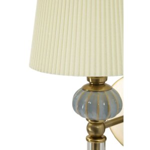 Mauro Ferretti Applique Warsaw 17x22x57 cm E14 or blanc