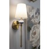 Mauro Ferretti Applique Warsaw 17x22x57 cm E14 or blanc