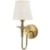 Mauro Ferretti Applique Bucharest 15x22x38 cm Or et Blanc
