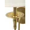 Mauro Ferretti Applique Bucharest 15x22x38 cm Or et Blanc