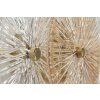 Mauro Ferretti Applique Murale Osaka Verre Fer 42x8x20 cm