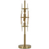 Mauro Ferretti Lampe de Table Osaka Verre et Fer 20x18x66 cm 3xE14