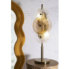 Mauro Ferretti Lampe de Table Osaka Verre et Fer 20x18x66 cm 3xE14