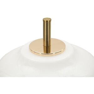 Mauro Ferretti Lampe de Table Vintage Verre et Fer Ø22x46 cm