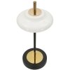Mauro Ferretti Lampe de Table Vintage Verre et Fer Ø22x46 cm
