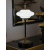 Mauro Ferretti Lampe de Table Vintage Verre et Fer Ø22x46 cm