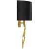 Mauro Ferretti Applique Murale Rich Or Noir 30x20x50 cm E27