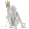 Mauro Ferretti Lampe de table Singe assis blanc 33x33x32 cm