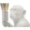 Mauro Ferretti Lampe de table Singe assis blanc 33x33x32 cm