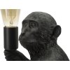 Lampe de table singe assis noir Mauro Ferretti 33x33x32 cm