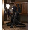 Lampe de table singe assis noir Mauro Ferretti 33x33x32 cm