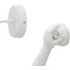 Mauro Ferretti Applique Singe Blanc 32x32x64 cm