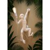 Mauro Ferretti Applique Singe Blanc 32x32x64 cm