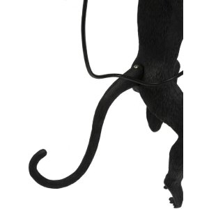 Mauro Ferretti Applique Murale Singe Noir 32x32x64 cm